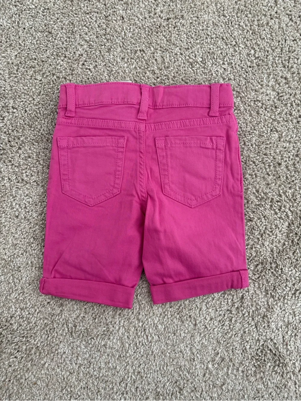 The Children's Place Girls' Pink Cuffed Shorts Size 5 Slim